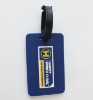 Rubber luggage tag for promotion