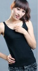 Fashionable Design Solid Color Vest Black PY11080245-5