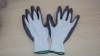 13G polyester liner palm coated with nitrile, nitrile gloves