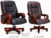 Top quality! Leather Office Chair Executive Chair With Wooden Arms