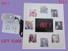 2011 new design multifunctional plastic led gift clock