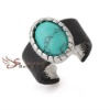 Most Popular Nature Stone PU Zinc Alloy Ring