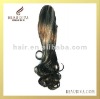 fast delivery fashion pony tail human hair pieces pony tail