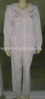 new style fashion women's long pyjama nightwear sets with embroidery