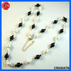 2013 new arrival fashion glass beads jewelry ball chain lobster clasp necklace