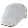 2012 Popular Grey Leisure Plain Duck Tongue Cap with cotton material