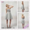 1151-1hs Elegant A-line gray organza Country Bridesmaid Dresses