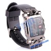 2012 Fashion Funny Waterproof Rubber Strap Colorful (Red/ Yellow/ Green/ Blue ) LED Lighting Display Wrist Watch