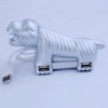 Tiger shape 4 port USB 2.0 hub