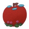 Iron on embroidery apple badges