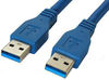 USB 3.0 A Male to A Male Cable Blue