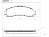 Brake pads 41060-99B25 for NISSAN