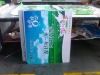 advertising printing banner with hard board