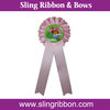 Pleat Ribbon Badge/Rosette/decorative rosette/Party Supply Birthday Ribbon