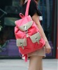 Cute canvas School backpacks for girl