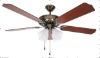 52"ceiling fan with decorative light