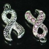 XG-R1025 Crystal ribbon pendant oink