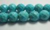 fashion faceted turquoise beads