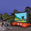 Inflatable movie screen for Xmas