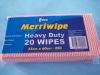 Nonwoven handy wipes