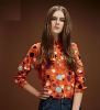 red blouse girls garment sexy shirt fashion design garments coat summer winter