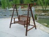 outdoor garden wooden baby swing chair set