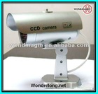 Fake security camera with motion sensor