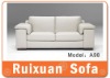 Genuine leather office sofa A98