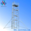 10m single with uprightness aluminum scaffolding