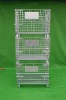 Rolling wire mesh container