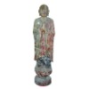 Standing Rohan Buddha Statue, Antique Wood Buddha Sculpture