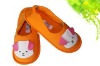 warm slipper shoes with cartoon logo