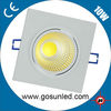 10W square COB LED downlight 1000lm