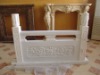 white marble baluster with flower pattern