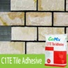 Gomix Natural Stone Adhesive-high bond strength, non-slip,cement base, cost-saving