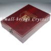 crystal wooden box