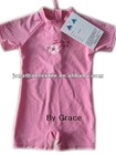 UV protection! Girls' short sleeve sunsuits