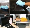 Microfiber household duster cleaning gloves