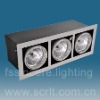 3 lights aluminum accessed grid light fixuture