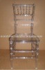 transparent resin chiavari chair