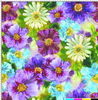 fashion multi color flowers sublimation heat transfer printing paper for garment fabrics