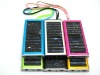 solar mobile power charger , solar power bank charger portable for mobile phonme/PAD/Tablet pc/camera/PDA.