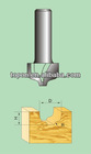 Router bit (classical plunge bit)