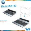 Brand New Design Pad Mate Aluminium Mini Wireless Bluetooth Keyboard with Speaker For The New iPad&iPad2&Tablet