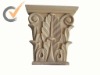 hand carved wood capital