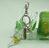 fashion leaf design metal keychain