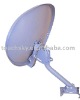 Elliptical dish antenna satellite