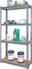 Free Standing Heavy Duty key-hole Rivet locked Metal Baked enamel finished Steel MDF Garage 4 Shelf