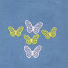 Embroidery organza butterfly shape lace