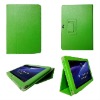 Green leather case for samsung P7300